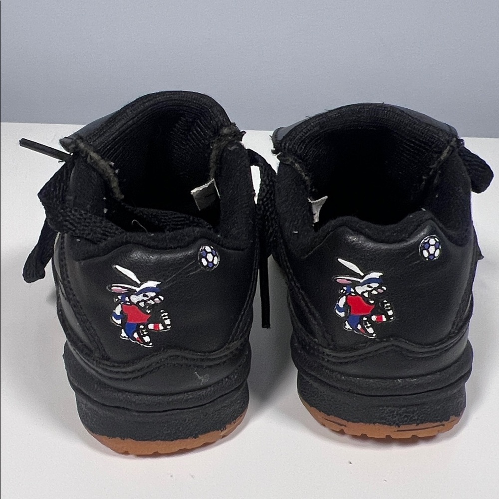 Lil Kickers Indoor Soccer Kids Black Turf Shoes SneakersToddler Boy Size 7 - Picture 5 of 9